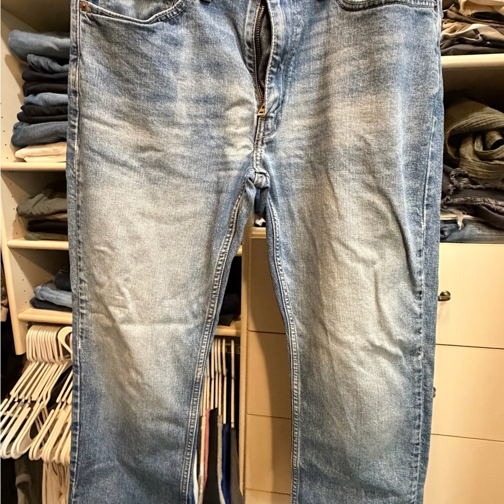 Levi's 514 Light Blue Straight Fit Jeans